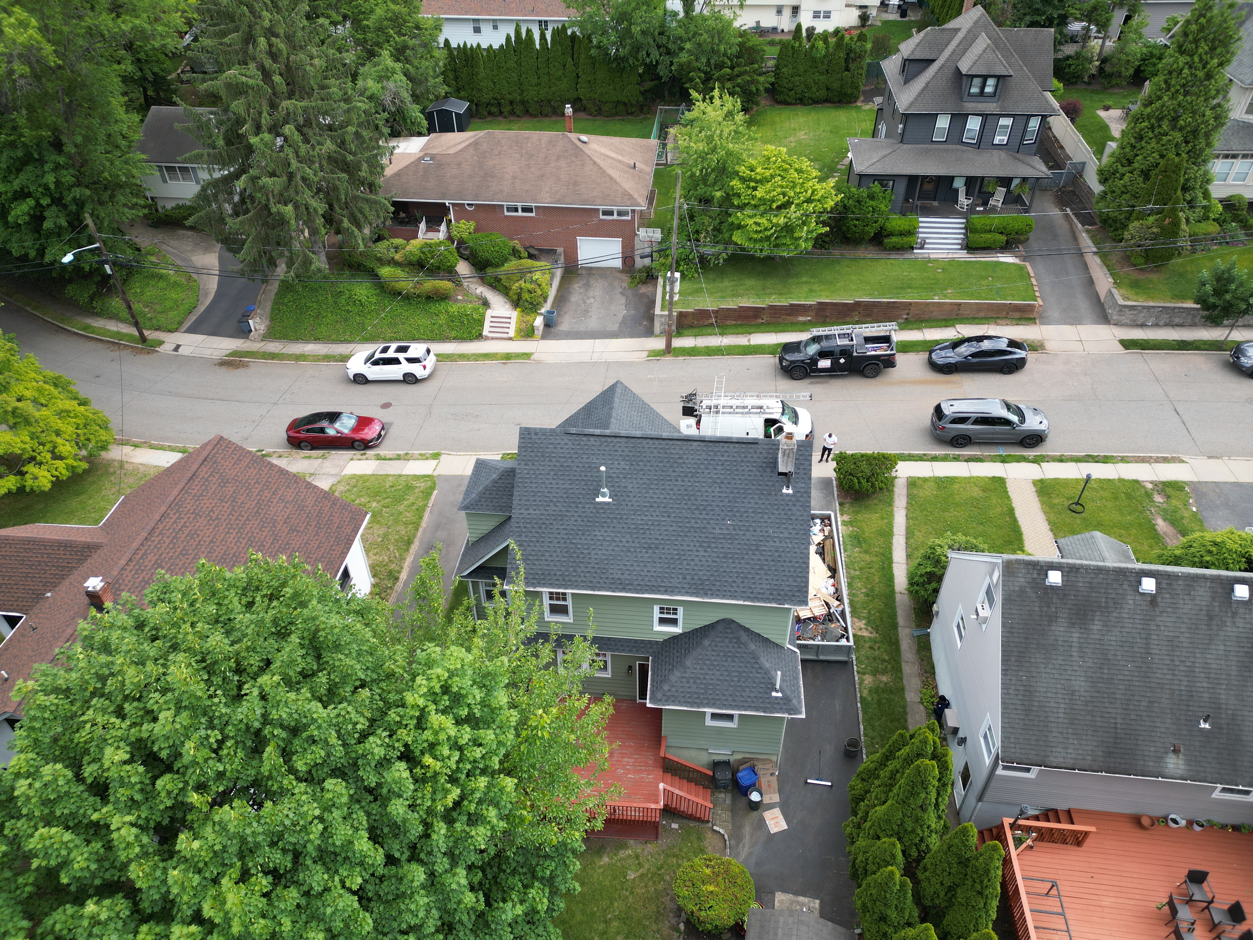 Residential roofing project in Oradell, NJ by Pro Touch Roofing